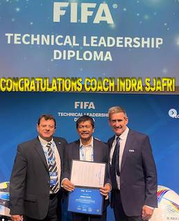 Selamat! Indra Sjafri Lulus Program FIFA Technical Leadership Diploma