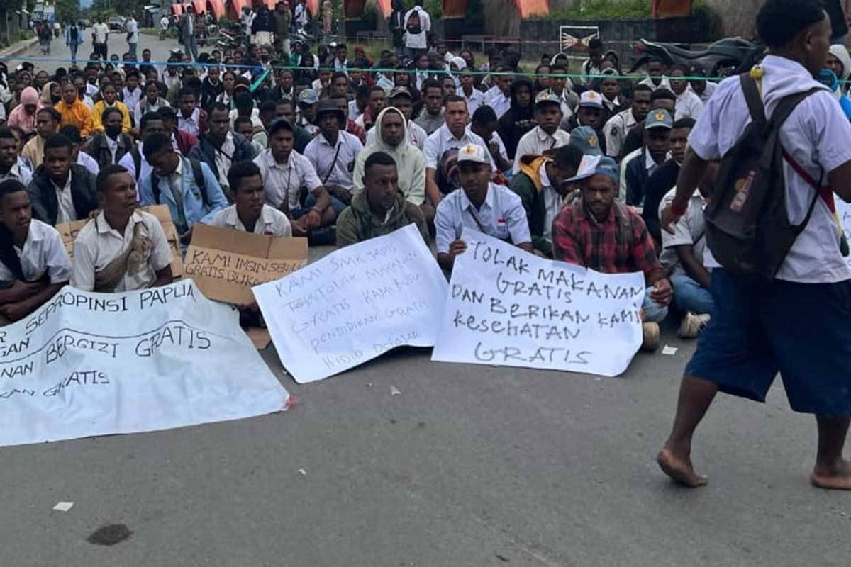 Tolak Makan Bergizi Gratis, Pelajar di Wamena: Kami Ingin Dibiayai Sekolah