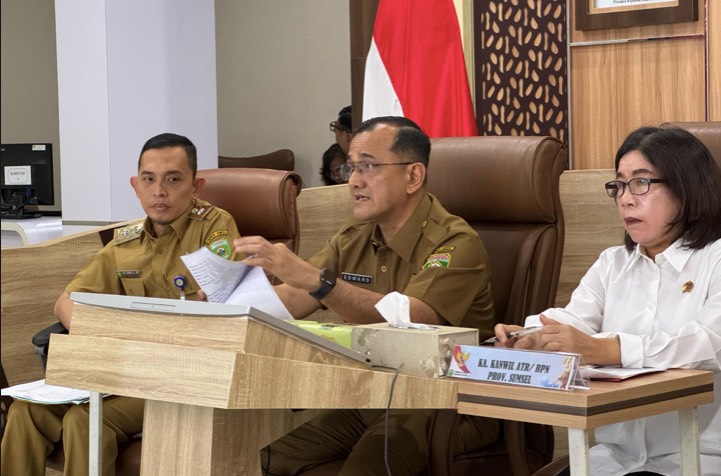 Sekda Edward Candra Hadiri Rakor Program Pembahasan Korupsi Area Pengelolaan BMD