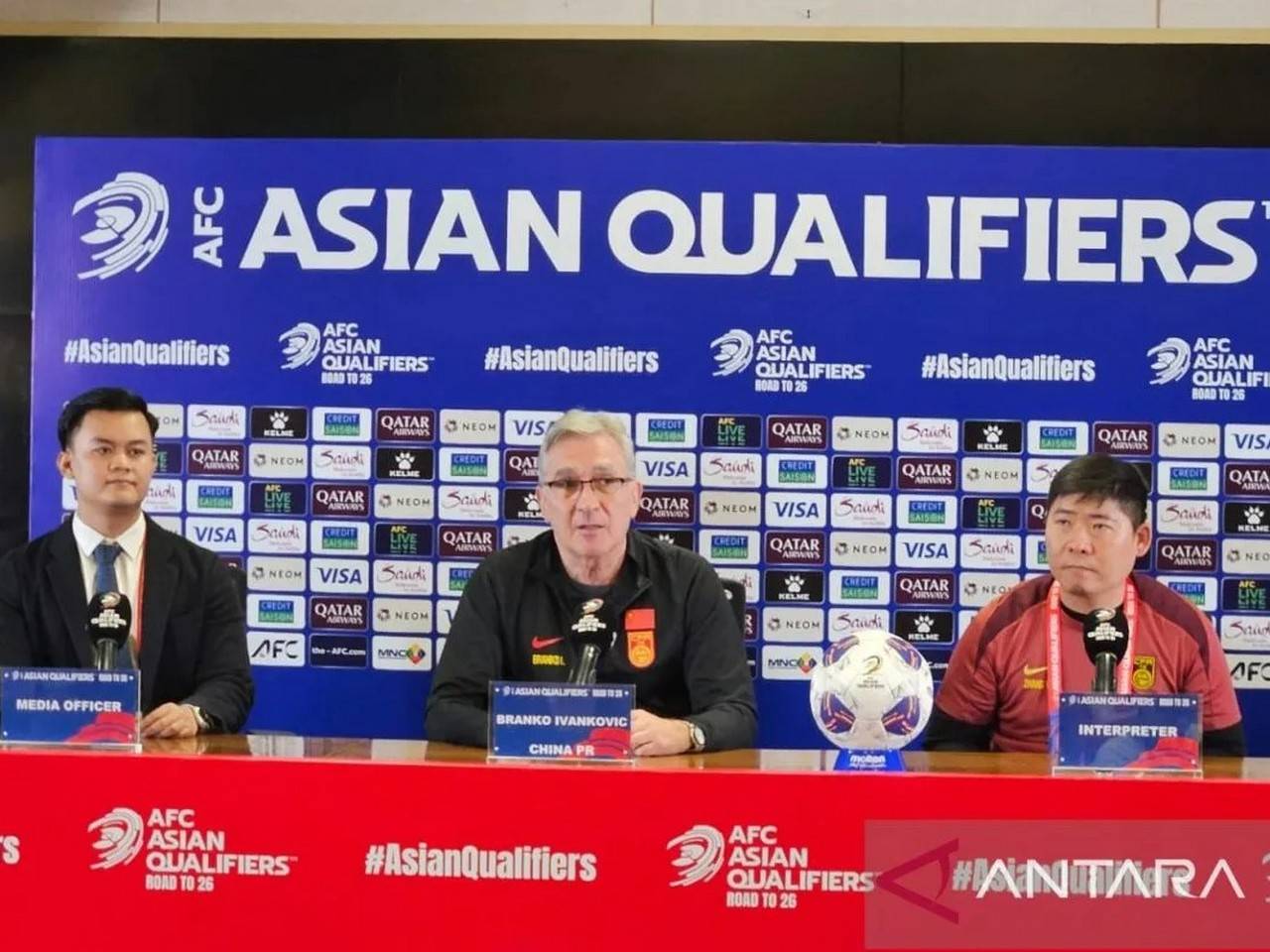 Lawan Timnas Indonesia di SUGBK, Pelatih China Tak Gentar