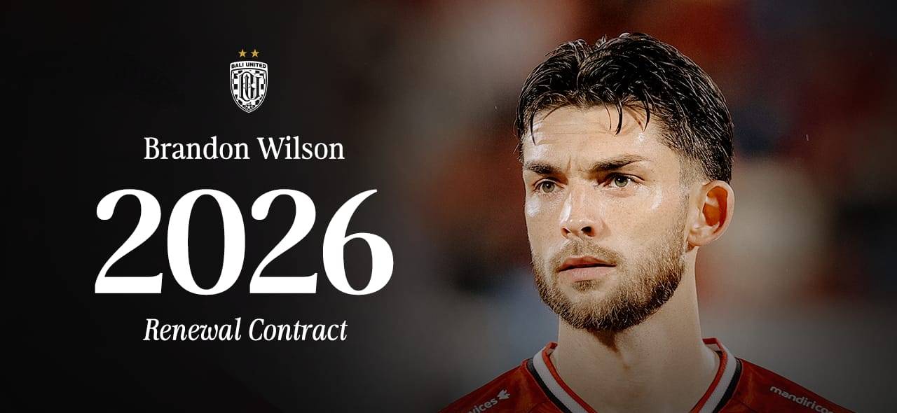 Bali United Perpanjang Kontrak Brandon Wilson, Lini Tengah Aman