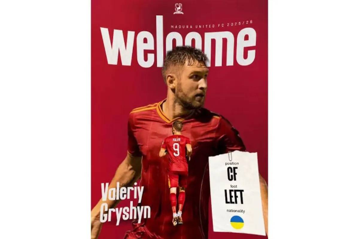 Madura United Tambah Daya Gedor, Rekrut Gelandang Ukraina Gryshyn