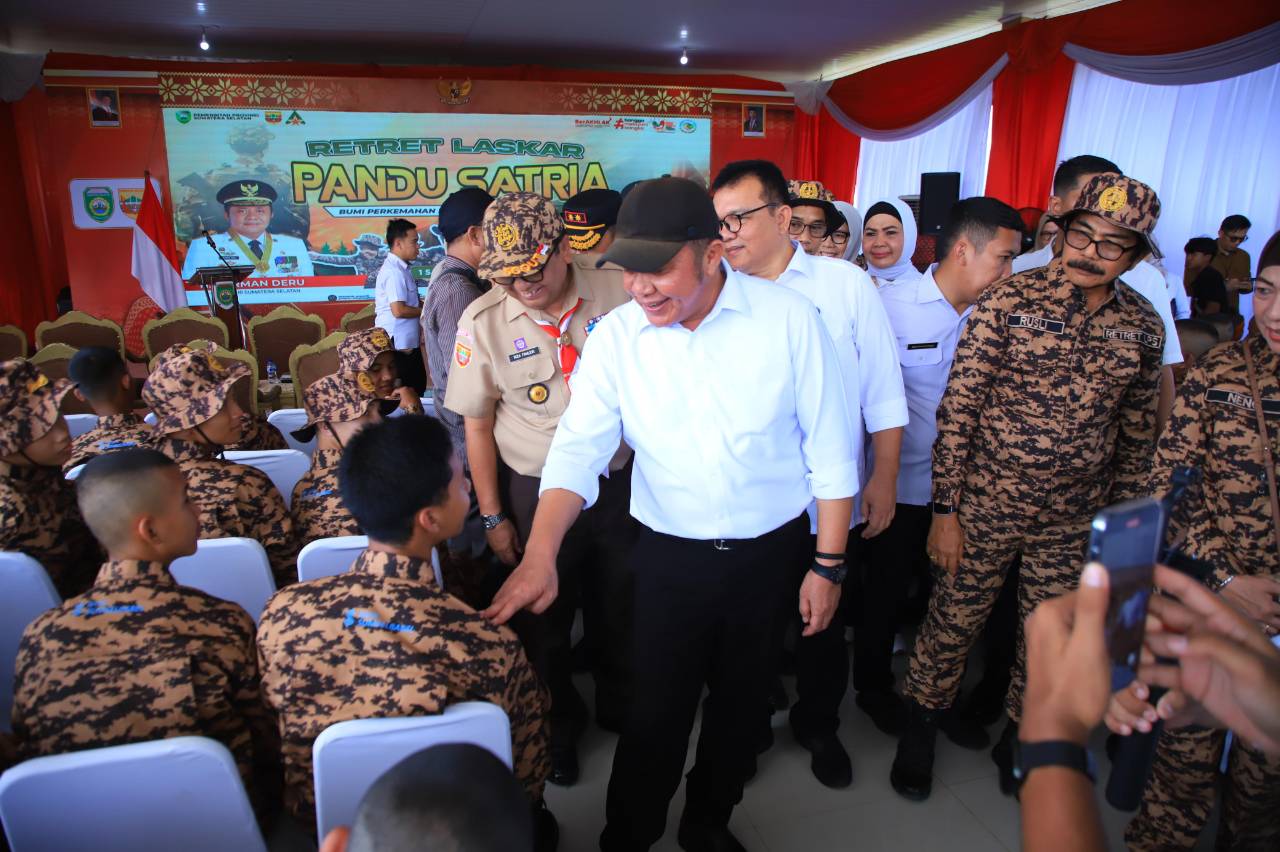 Retret Bumi Perkemahan Gandus Inisiasi Herman Deru Siap Cetak 100 Laskar Pandu Satria