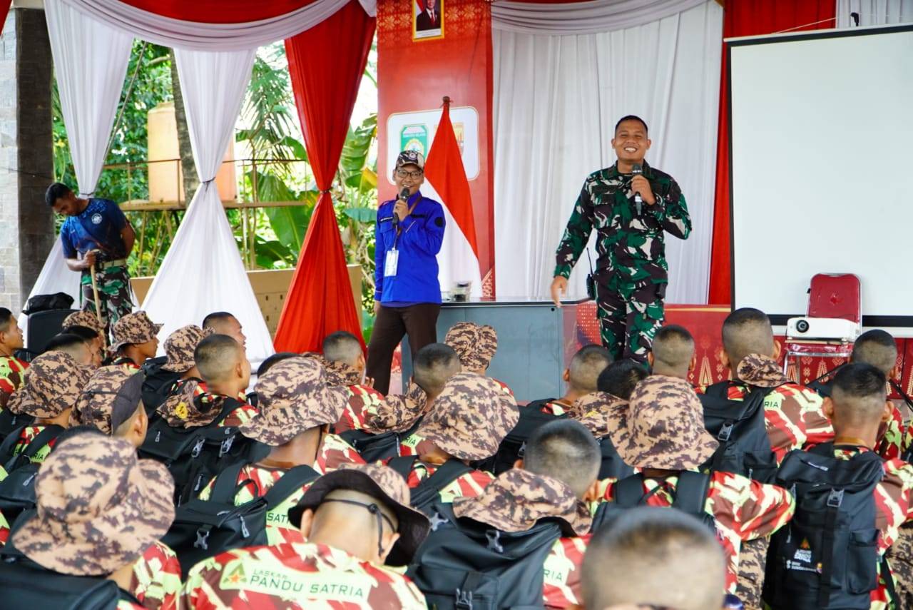 Retret Laskar Pandu Satria Bangkitkan Semangat Nasionalisme Pelajar Sumsel
