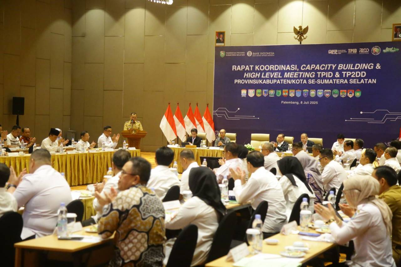 Sekda Sumsel Edward Candra Ajak TPID Kabupaten/Kota Aktif Kendalikan Inflasi Lewat Rakor dan Capacity Building