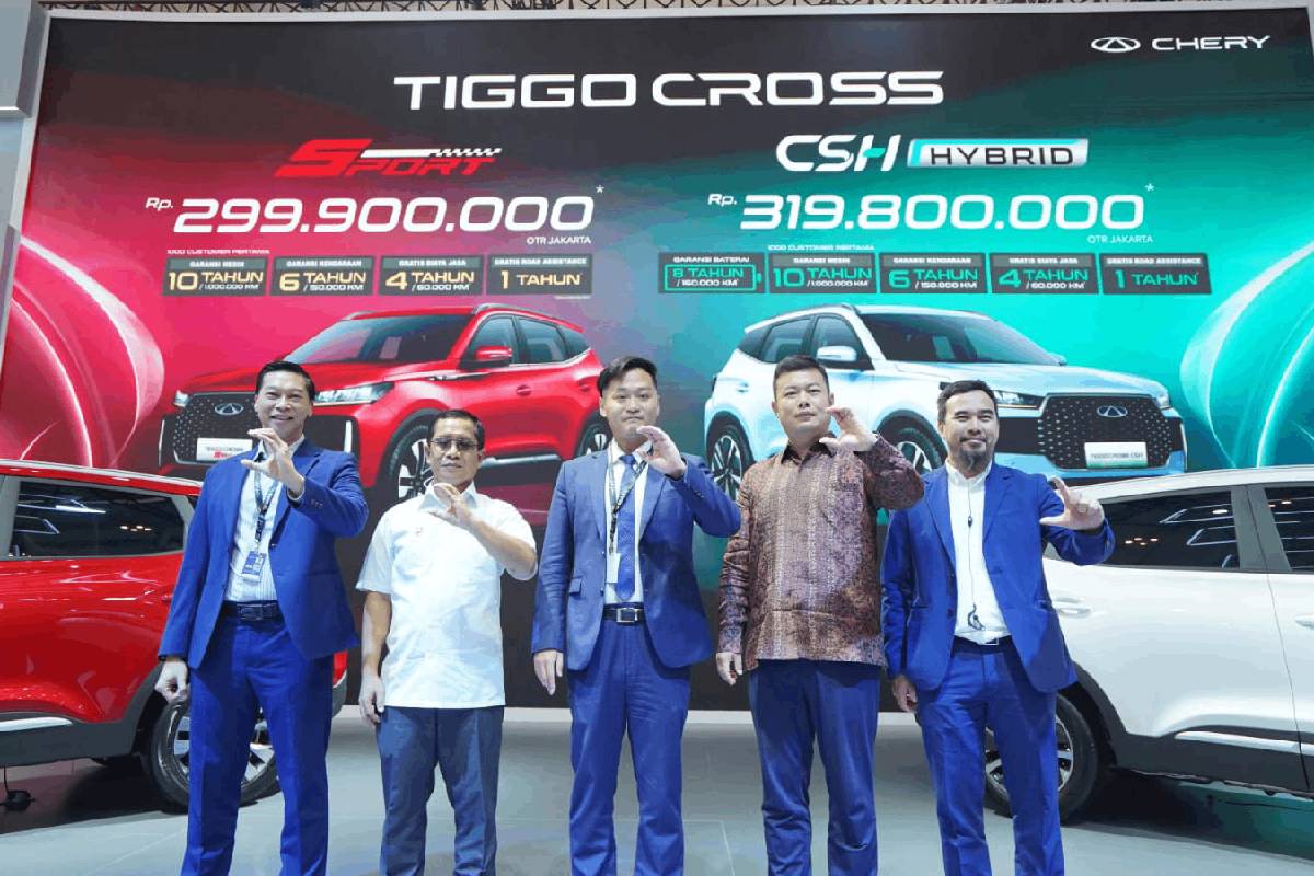 Chery TIGGO Cross CSH Hybrid & Sport 1.5T Hadir di GIIAS 2025