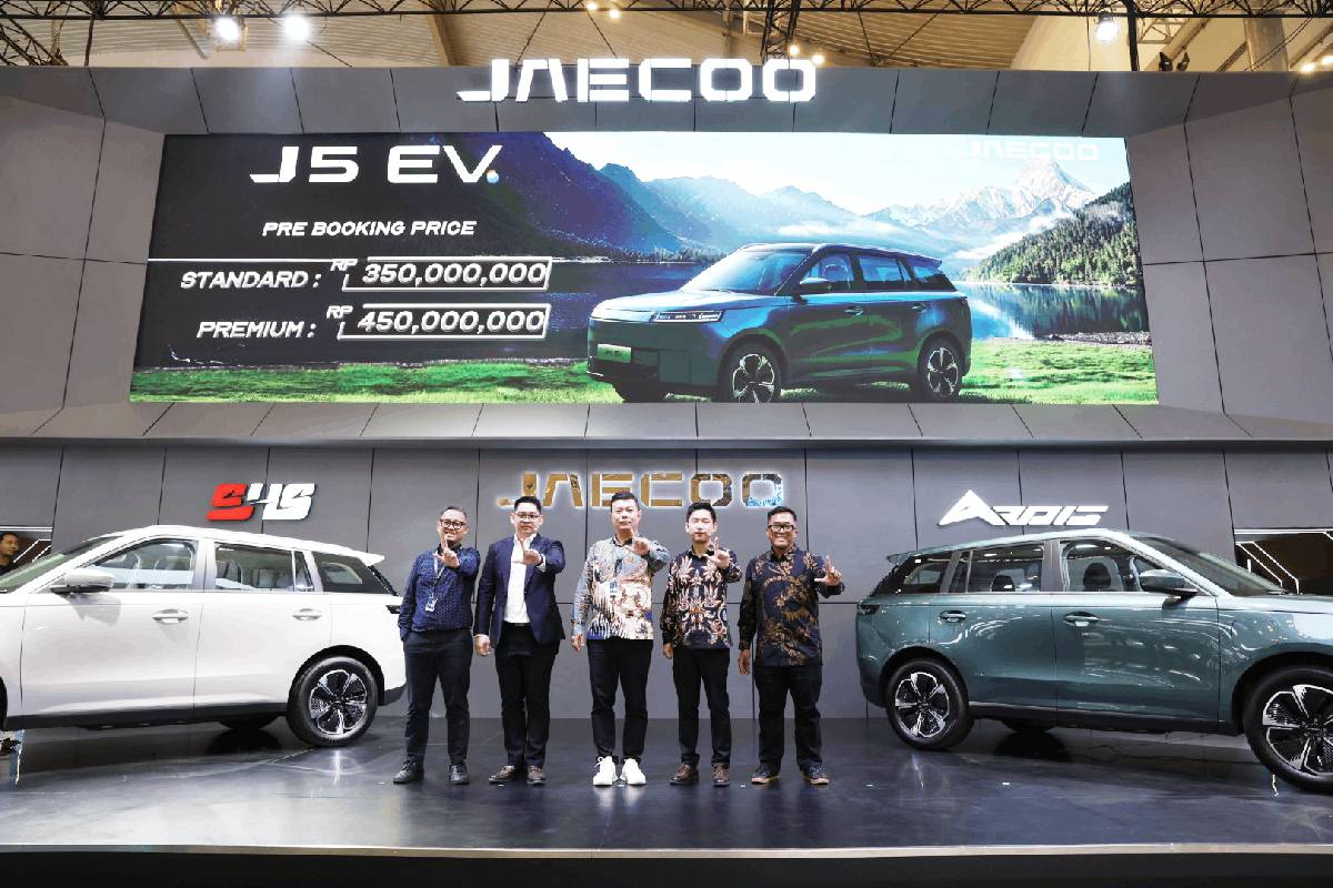 GIIAS 2025: JAECOO J5 EV, Era Baru SUV Listrik Canggih
