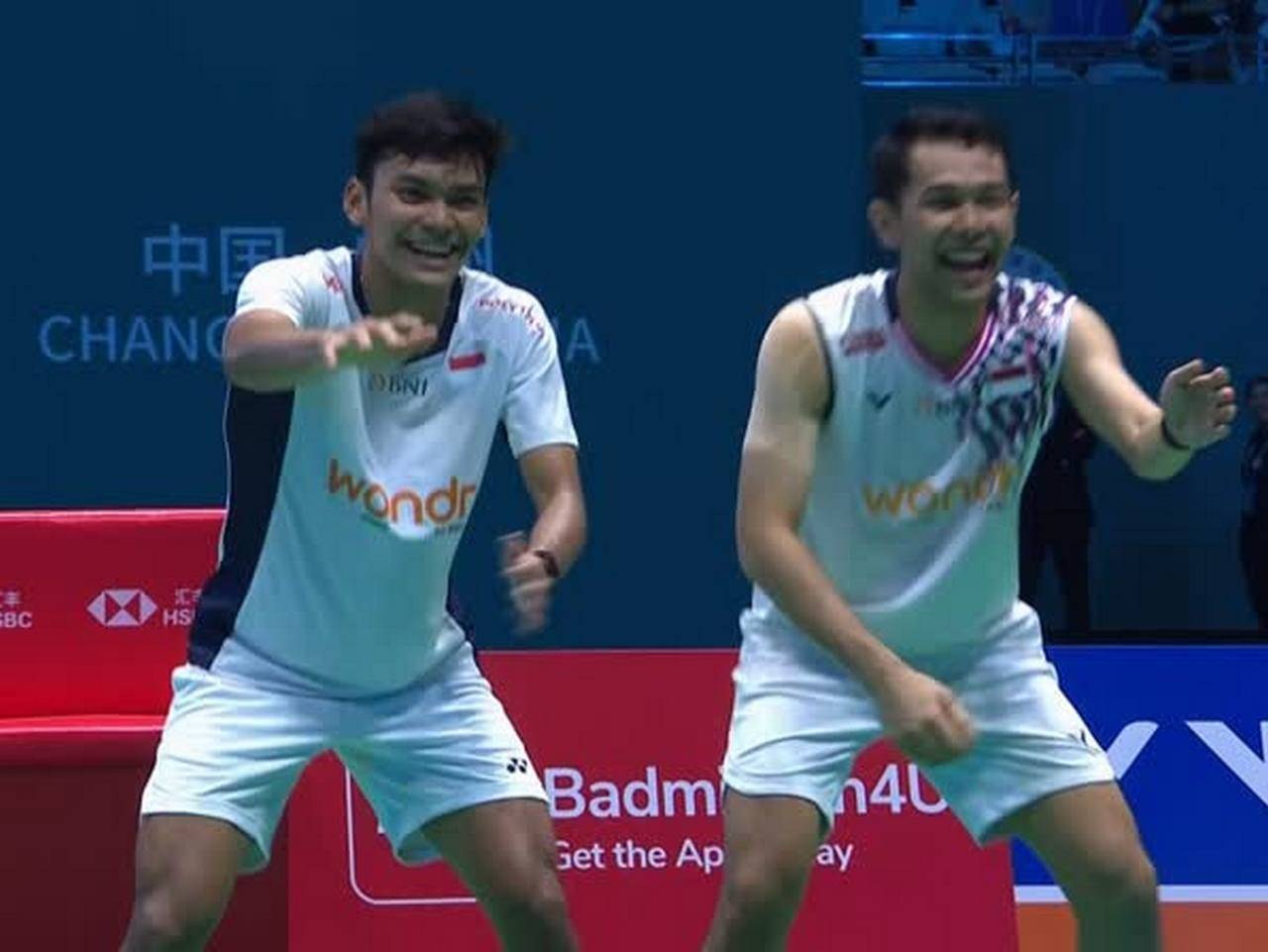 Juara China Open 2025, Fajar/Fikri Selebrasi Aura Farming