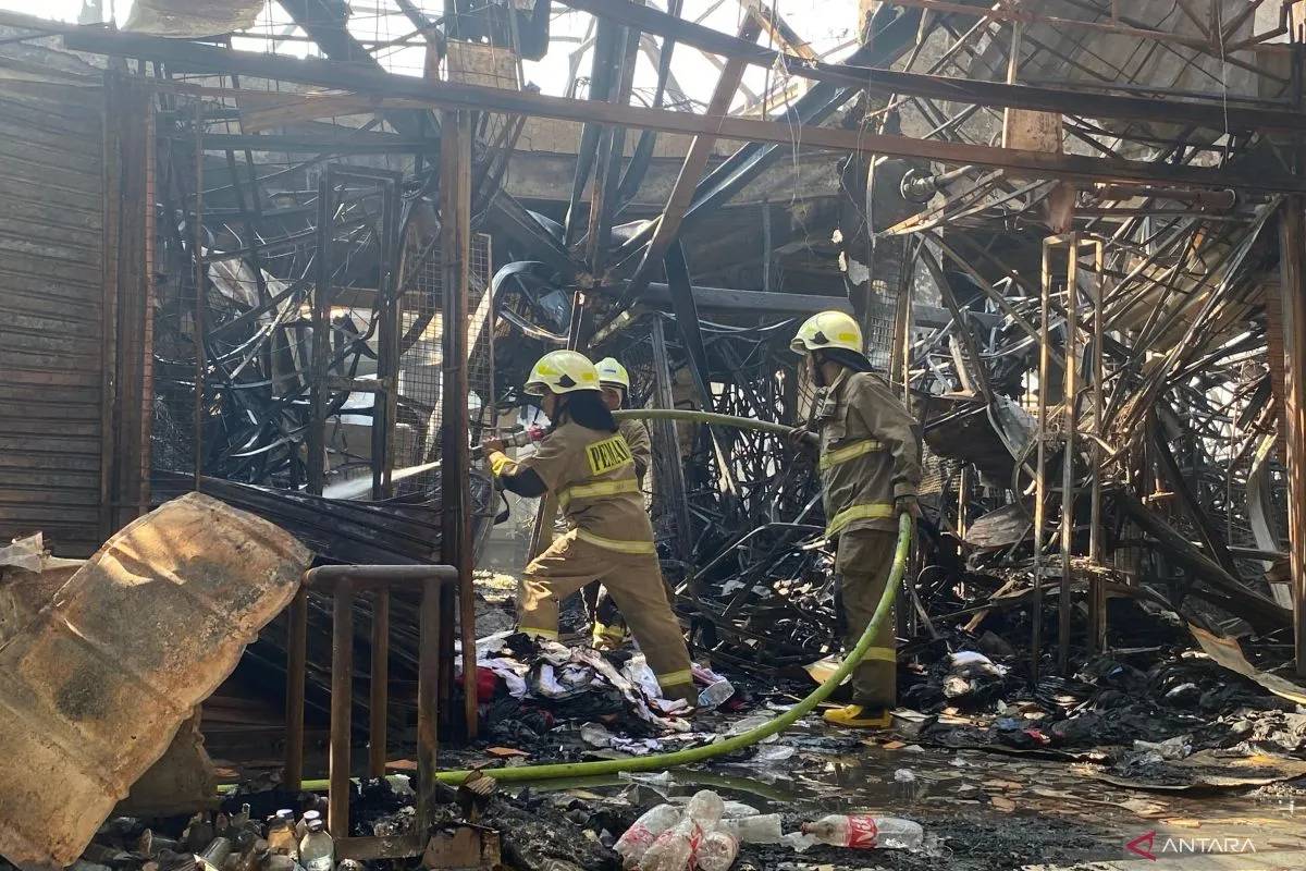 Kebakaran Pasar Taman Puring Diduga Akibat Masalah Kelistrikan, Kerugian Rp30 Miliar