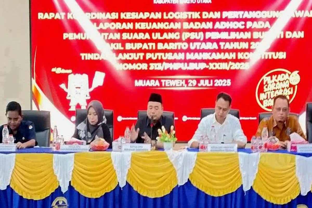 KPU RI Pastikan Persiapan PSU Pilkada Barito Utara Hampir 100 Persen
