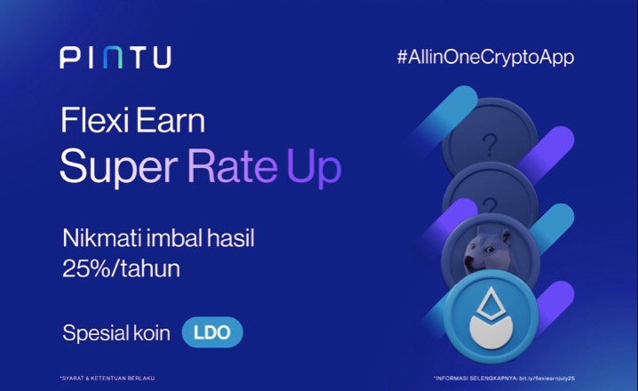 PINTU Luncurkan Imbal Hasil Fitur Flexi Earn Hingga 25 Persen