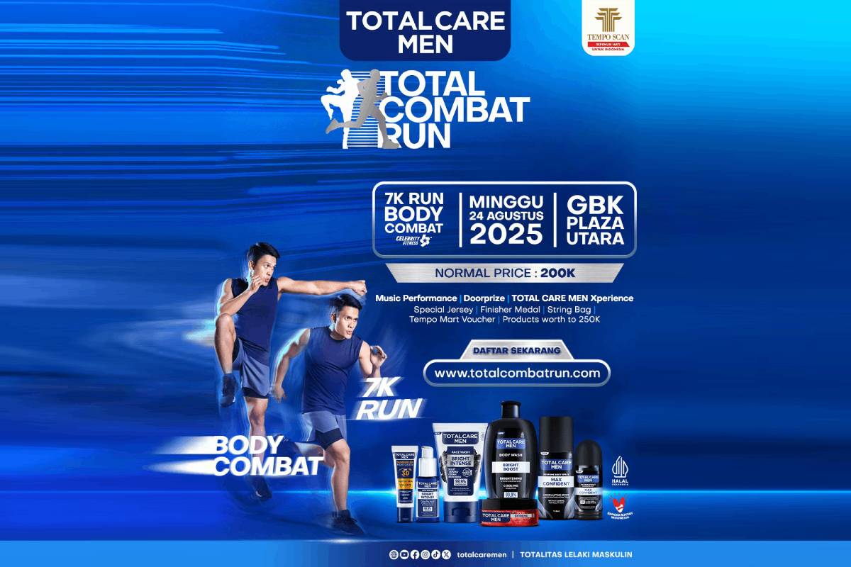 TOTAL CARE MEN Gelar TOTAL COMBAT RUN 2025