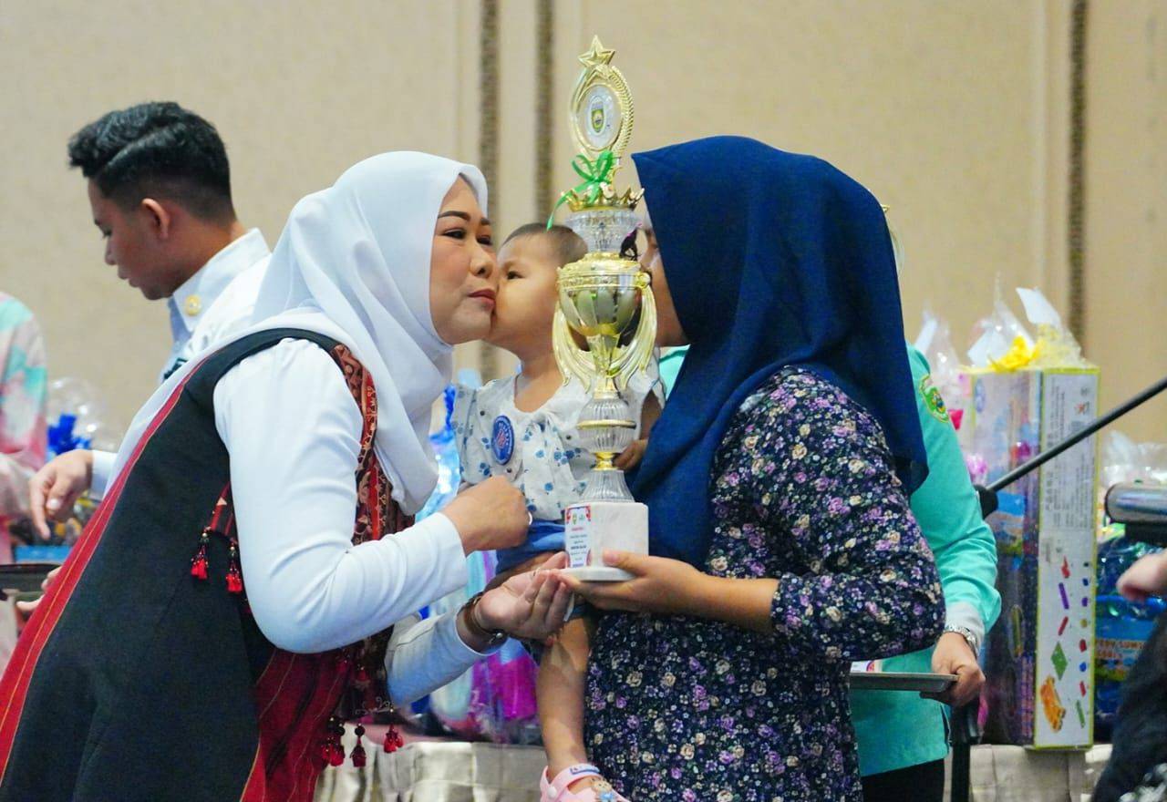 Ketua TP PKK Sumsel Feby Deru Tekankan Pentingnya Kesehatan Balita Lewat Lomba Balita Indonesia Tingkat Provinsi