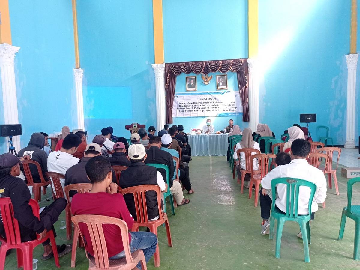 Semangat Kemerdekaan, PLN Bangun Ketahanan Sosial di Sekitar Proyek PLTA Cisokan