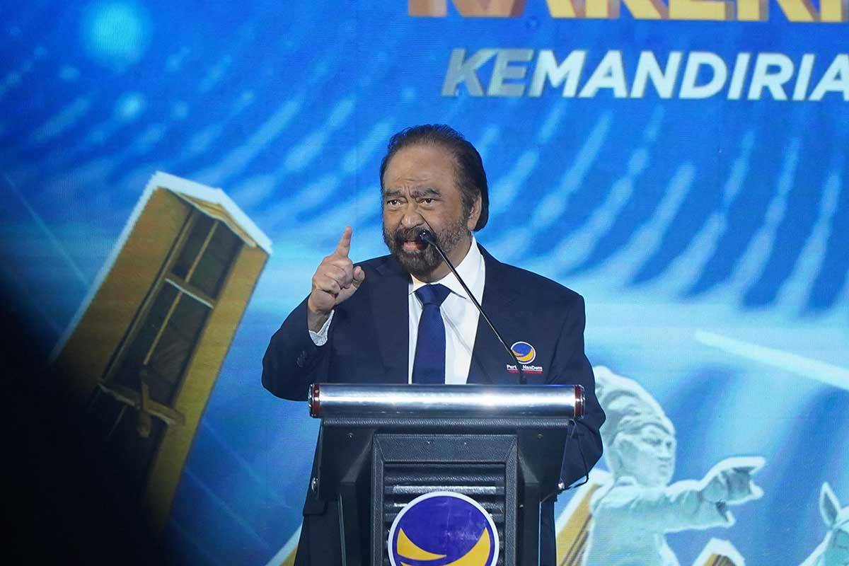 Surya Paloh Pastikan NasDem Totalitas Dukung Prabowo Subianto