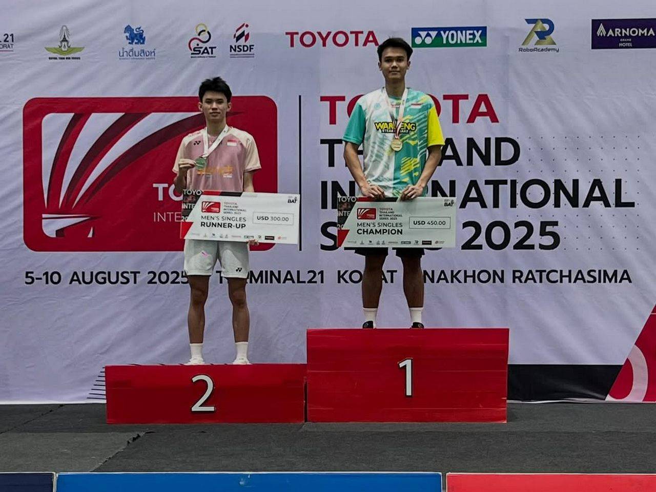 Juara Thailand International Series 2025, Christian Adinata: Hampir Mati