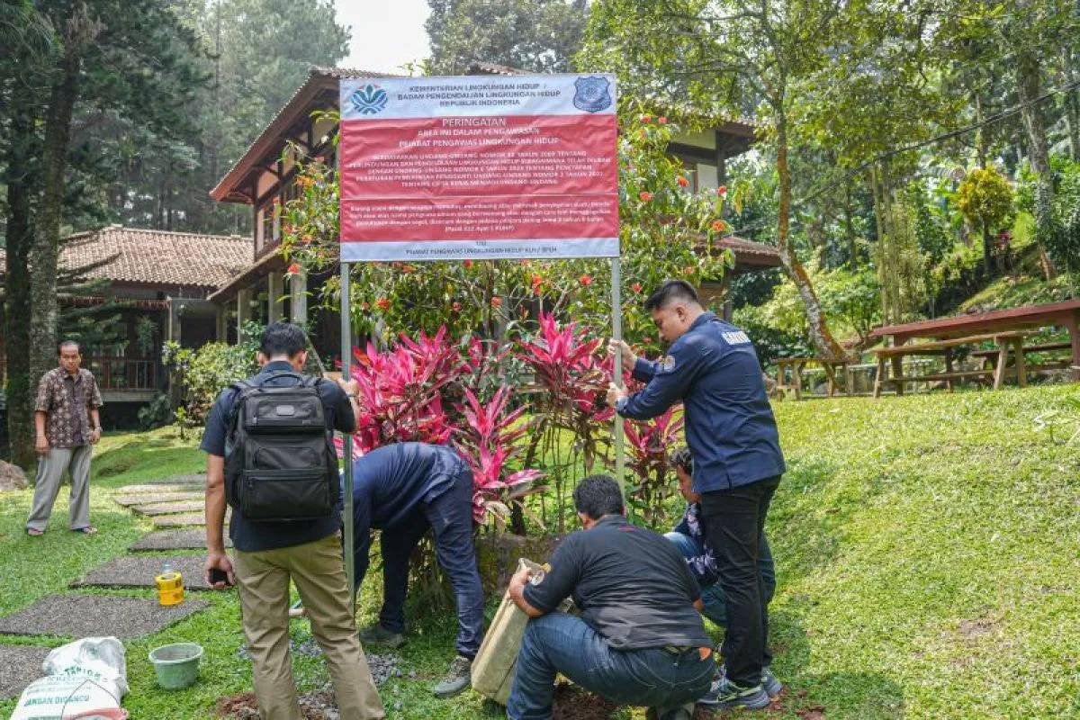 Tak Punya IPAL dan Buang Limbah ke Ciliwung, 4 Hotel di Puncak Bogor Disegel