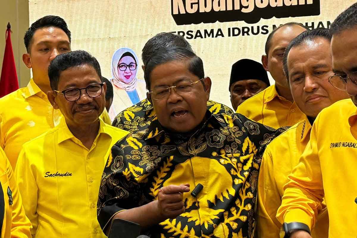 Idrus Marham Yakin Prabowo Subianto Tidak Cawe-cawe di Isu Munaslub Golkar