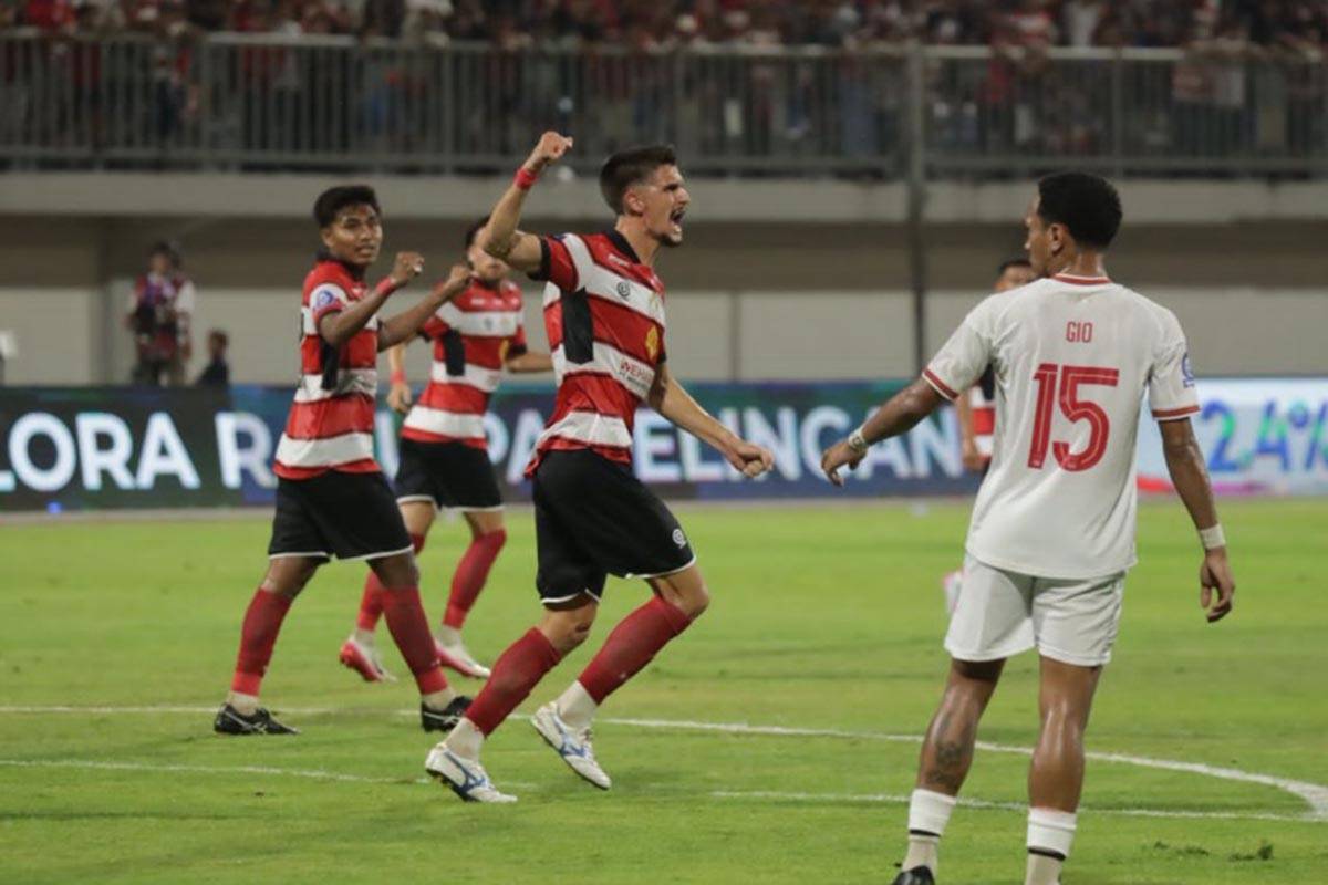 Gol Kerim Palic Jadi Semangat Bawa Madura United Bangkit Tantang Persik Kediri