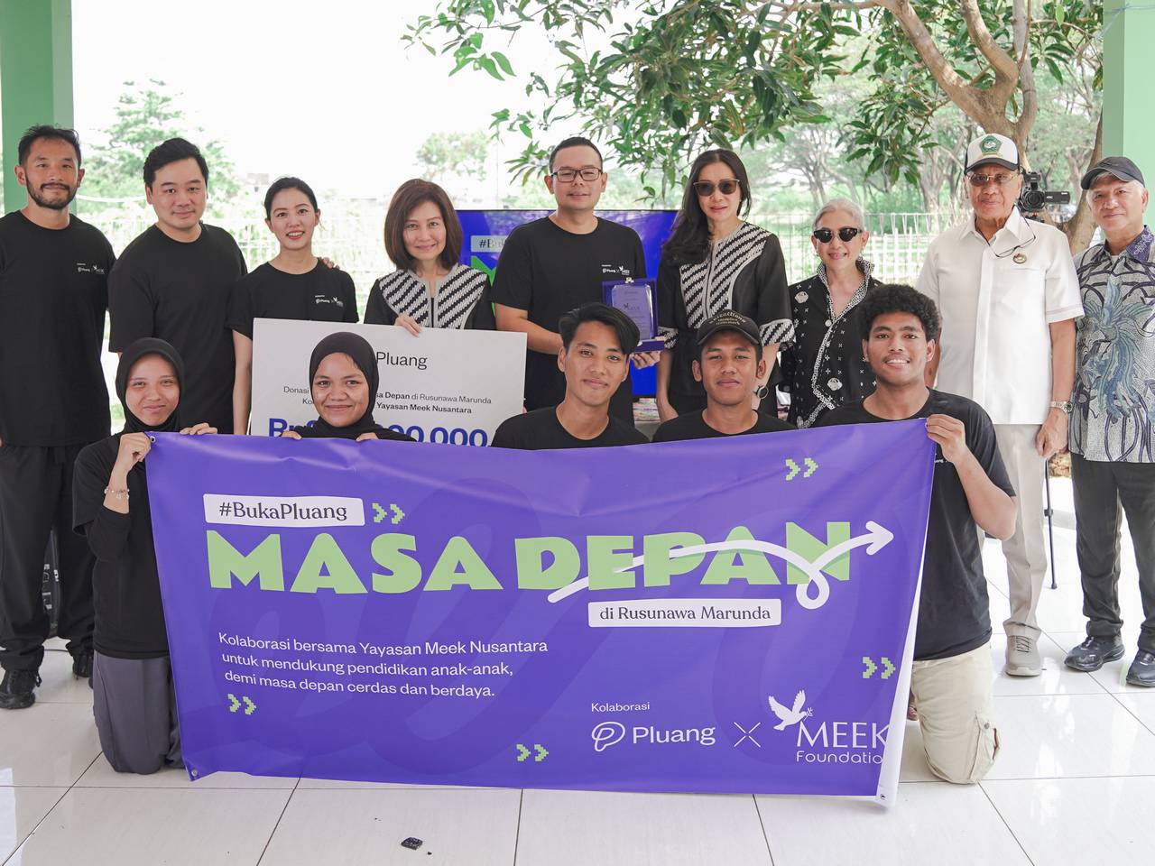 Pluang dan Bobby Saputra Dukung Remaja Rusunawa Marunda Jadi Investor Muda