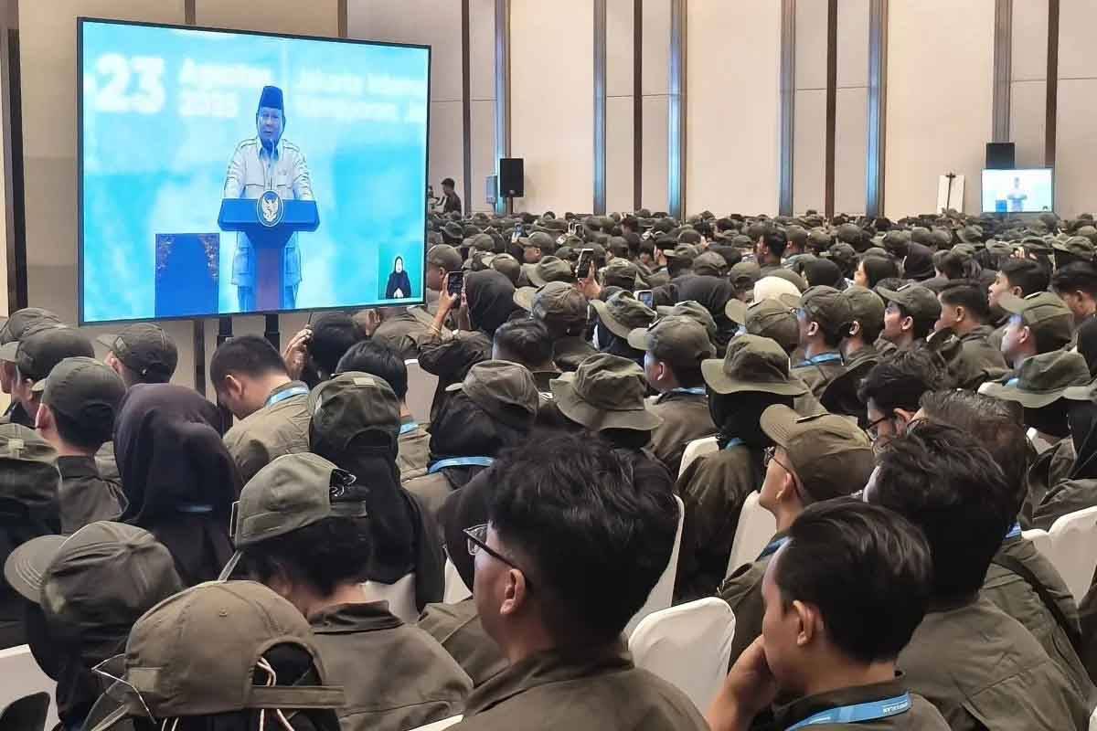 Prabowo Subianto Pidato di Hadapan Ribuan Guru, Kebocoran Anggaran Disinggung