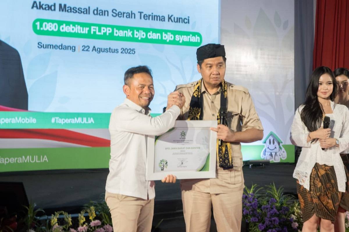 Serahkan 1.080 Rumah FLPP, bank bjb Berkomitmen Wujudkan Hunian Layak