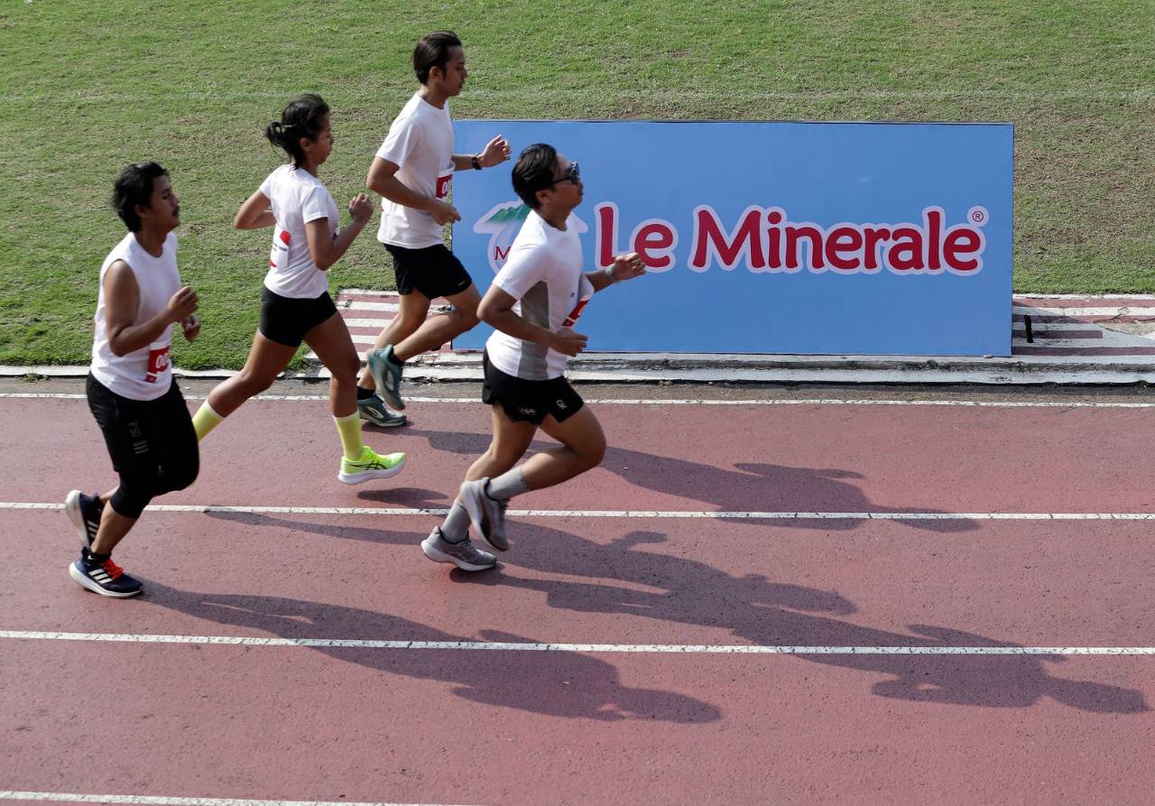 Persiapan Virgin Marathon di JRF 2025, Le Minerale Running Squad Latih Ratusan Pelari