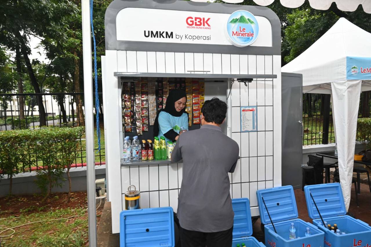 Gerobak Usaha Le Minerale, Dukungan Wadah Usaha bagi UMKM di GBK