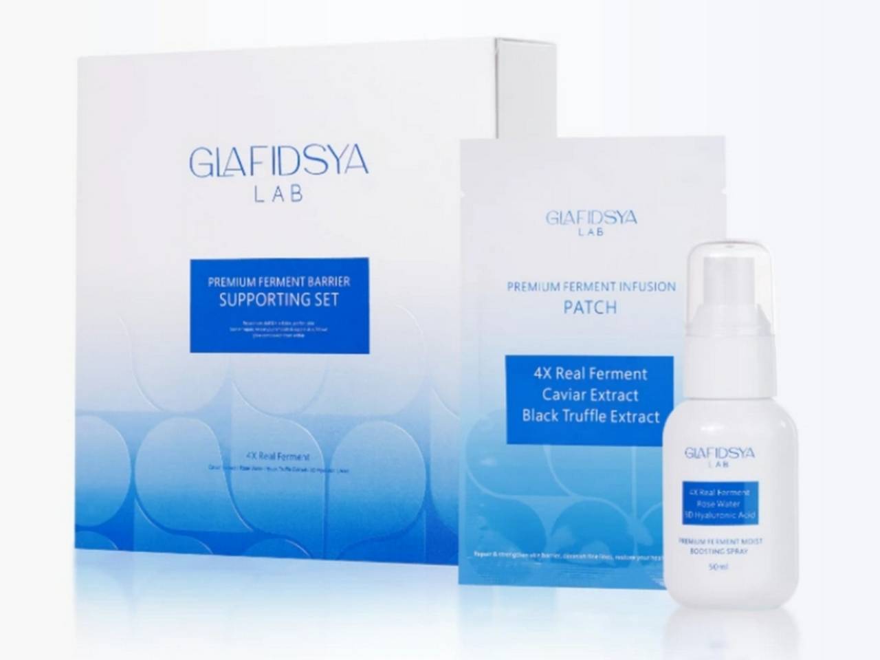 Premium Ferment Barrier Supporting Set, Masker Patch Berkualitas dari Glafidsya
