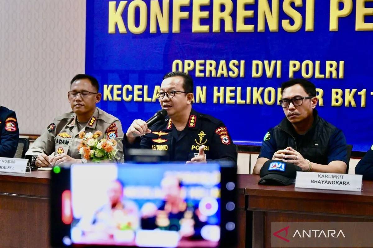 3 Jasad WNA Korban Helikopter Jatuh di Kalsel Teridentifikasi, Bisa Dipulangkan