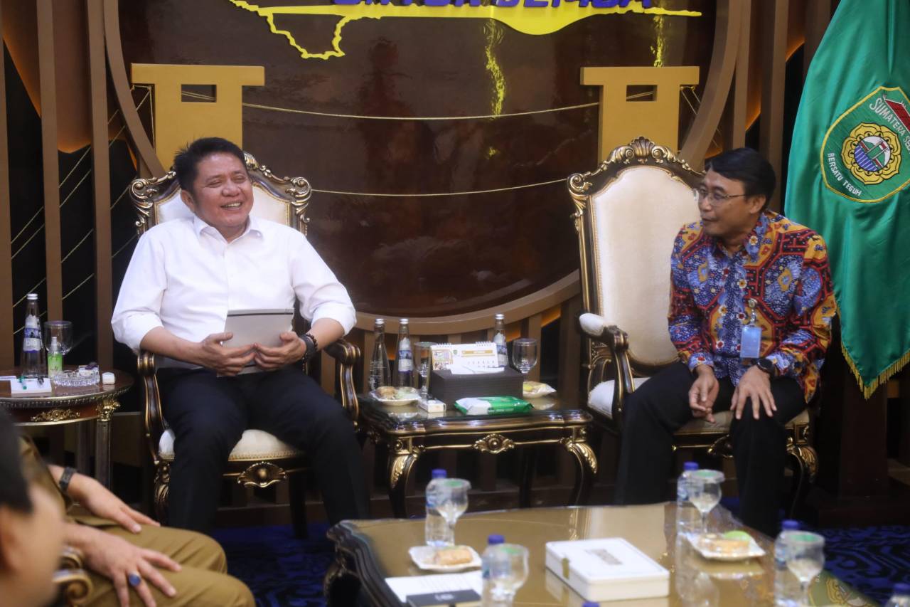 Gubernur Herman Deru Sambut Dirut Baru Pusri, Dorong Sinergi untuk Sejahterakan Petani Sumsel