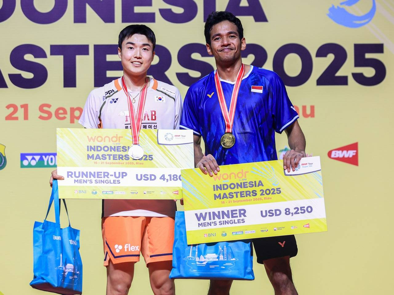 Juara Indonesia Masters 2025, Chico: Alhamdulillah