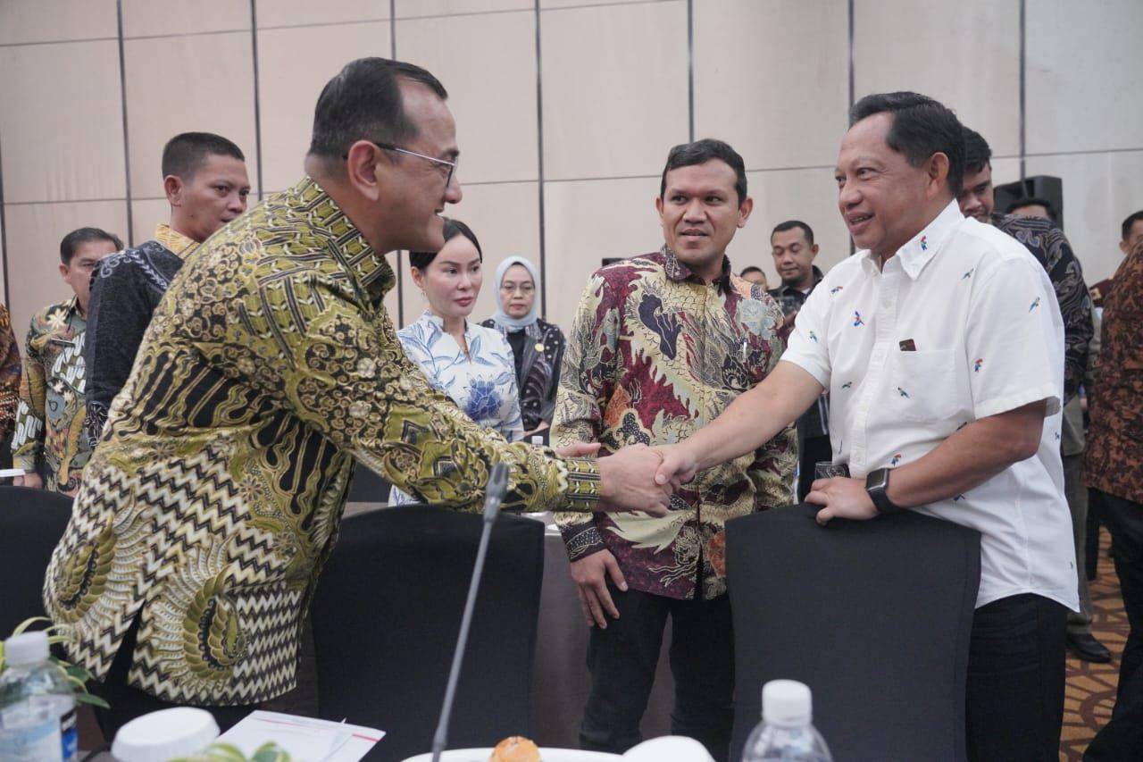 Sekda Sumsel Hadiri Rakor yang Dipimpin Mendagri, Bahas Hubungan Pusat dan Daerah