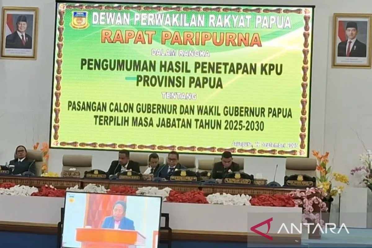 DPRP Tetapkan Matius Fakhiri dan Aryoko Jadi Gubernur serta Wagub Papua Terpilih