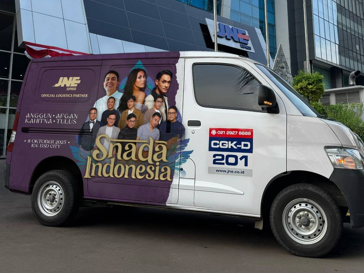 JNE Resmi Jadi Official Logistics Partner Konser Snada Indonesia