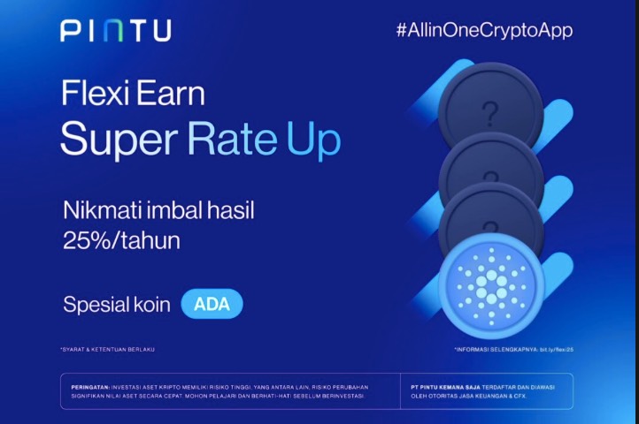 Pengguna Fitur Pintu Earn Naik Hampir 50 Persen, PINTU Perpanjang Program Flexi Earn Super Rate Up