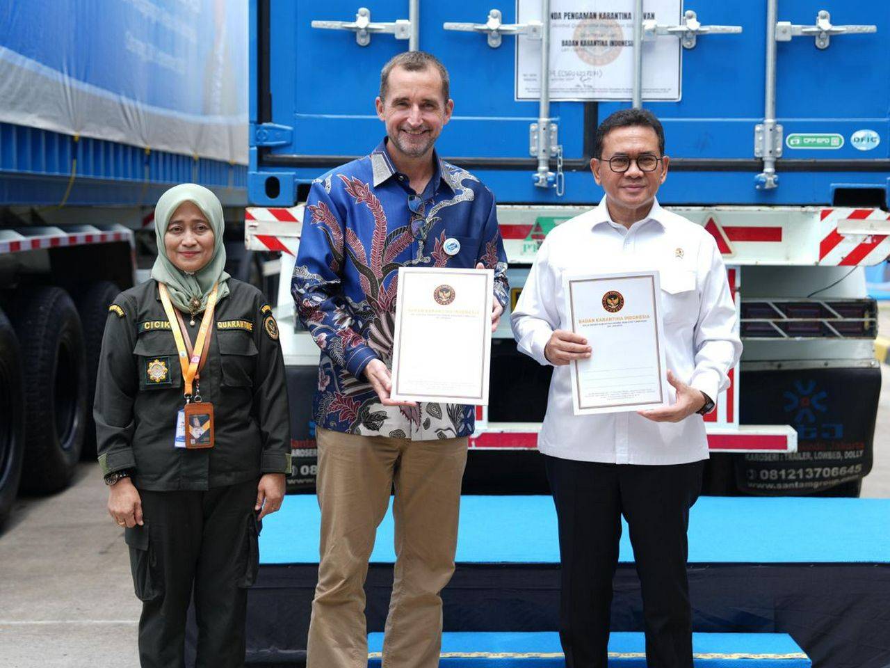 Menteri Perdagangan Resmikan Ekspor Produk Susu FFI Cikarang ke ASEAN