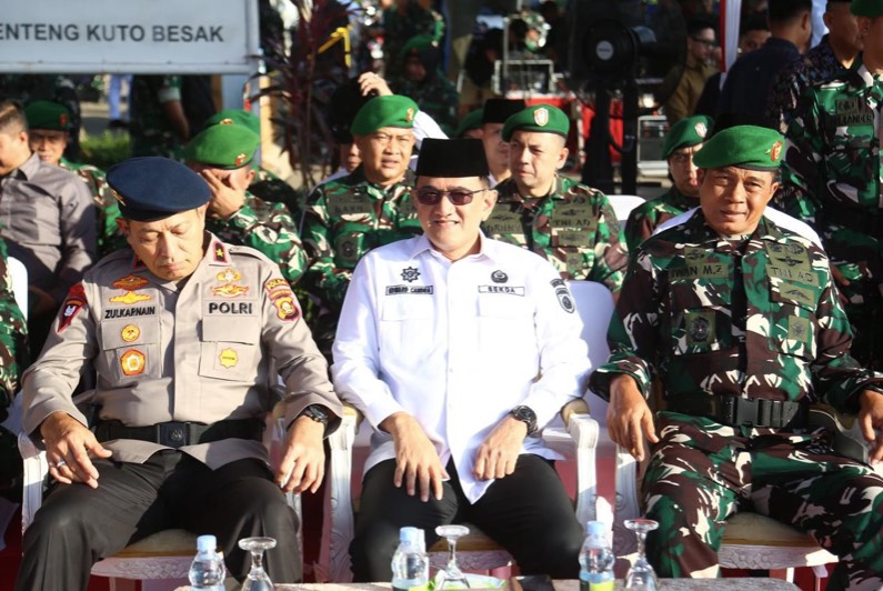 HUT ke-80 TNI, Sekda Sumsel: TNI Mitra Strategis Pemerintah Daerah