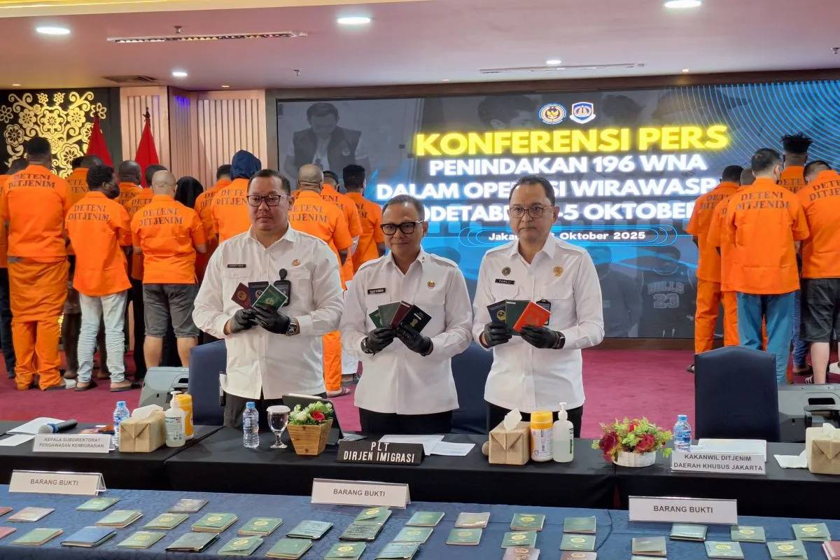 Imigrasi Tindak 196 WNA, Terbanyak Kasus Penyalahgunaan Izin Tinggal