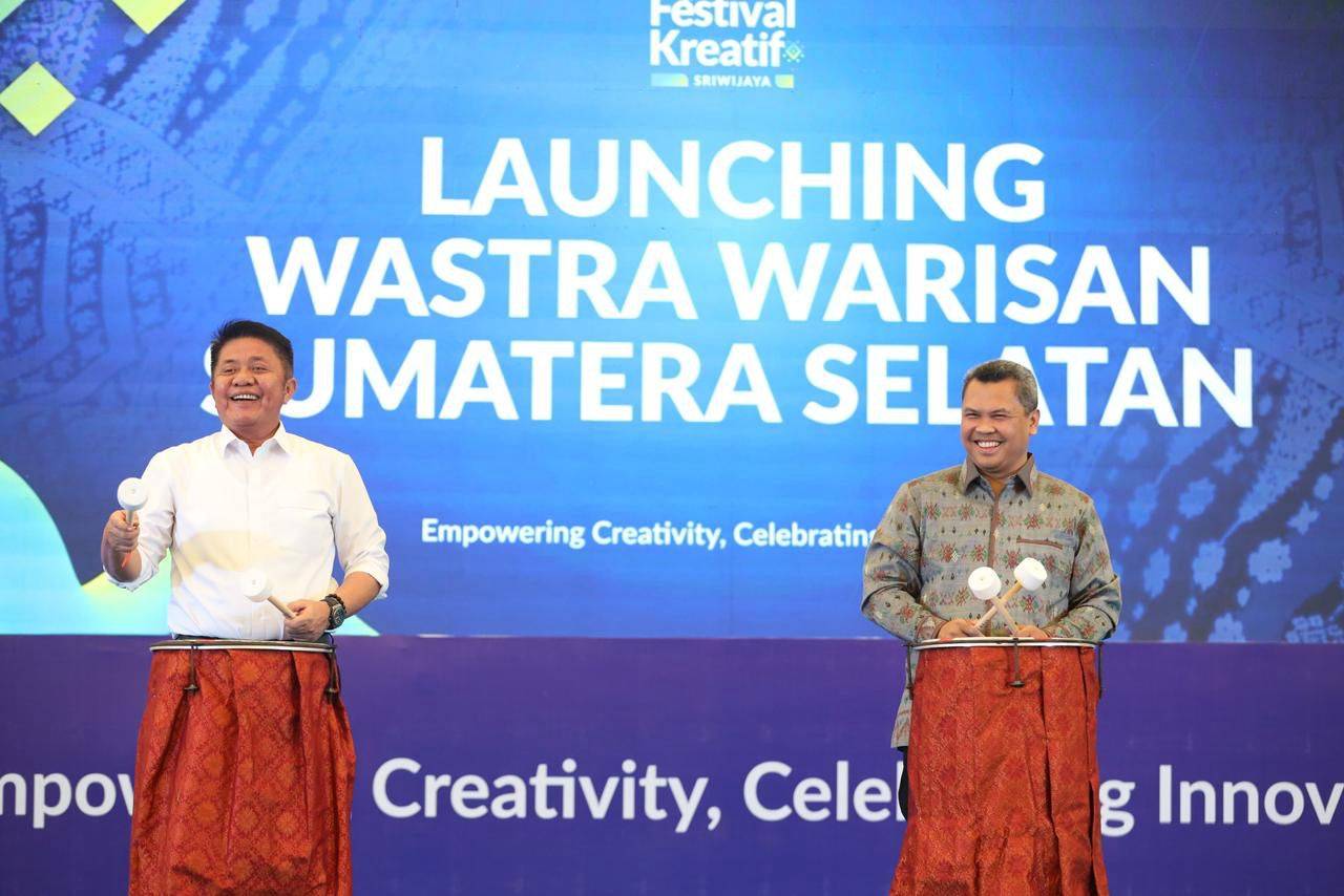 Buka Festival Kreatif Sriwijaya 2025, Gubernur Herman Deru: Kreativitas Jalan Cepat Menuju Kesuksesan