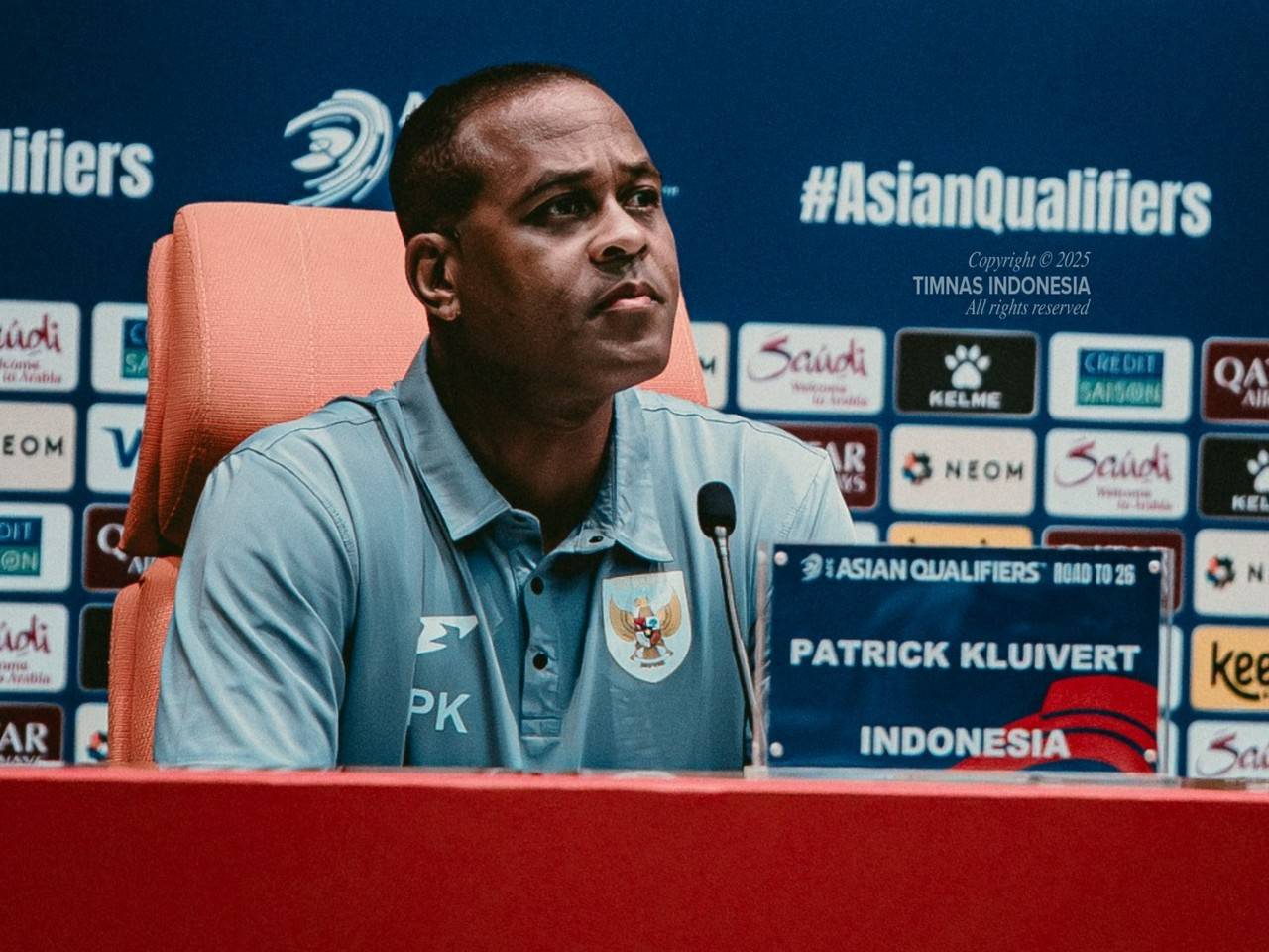Patrick Kluivert Enggan Bongkar Strategi Timnas Indonesia Jelang Lawan Irak