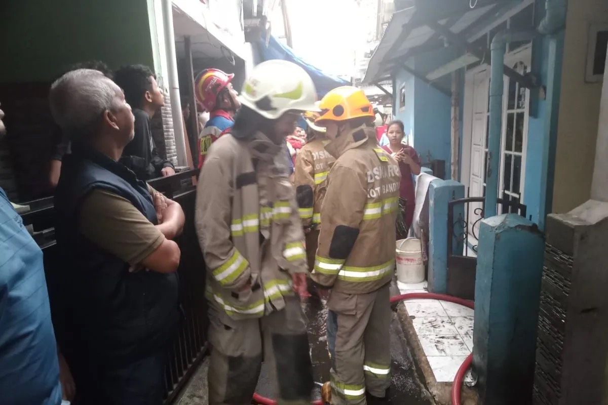 Tabung Gas Meledak di Rumah Warga Bandung, 4 Orang Luka Bakar Parah