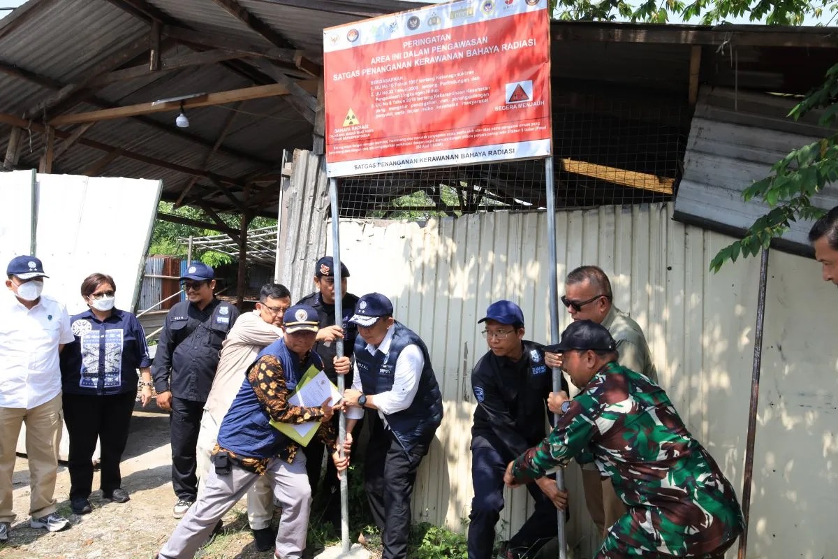 2 Pabrik dan 11 Area Nonindustri di Cikande Proses Dekontaminasi, 20 Bebas Radiasi