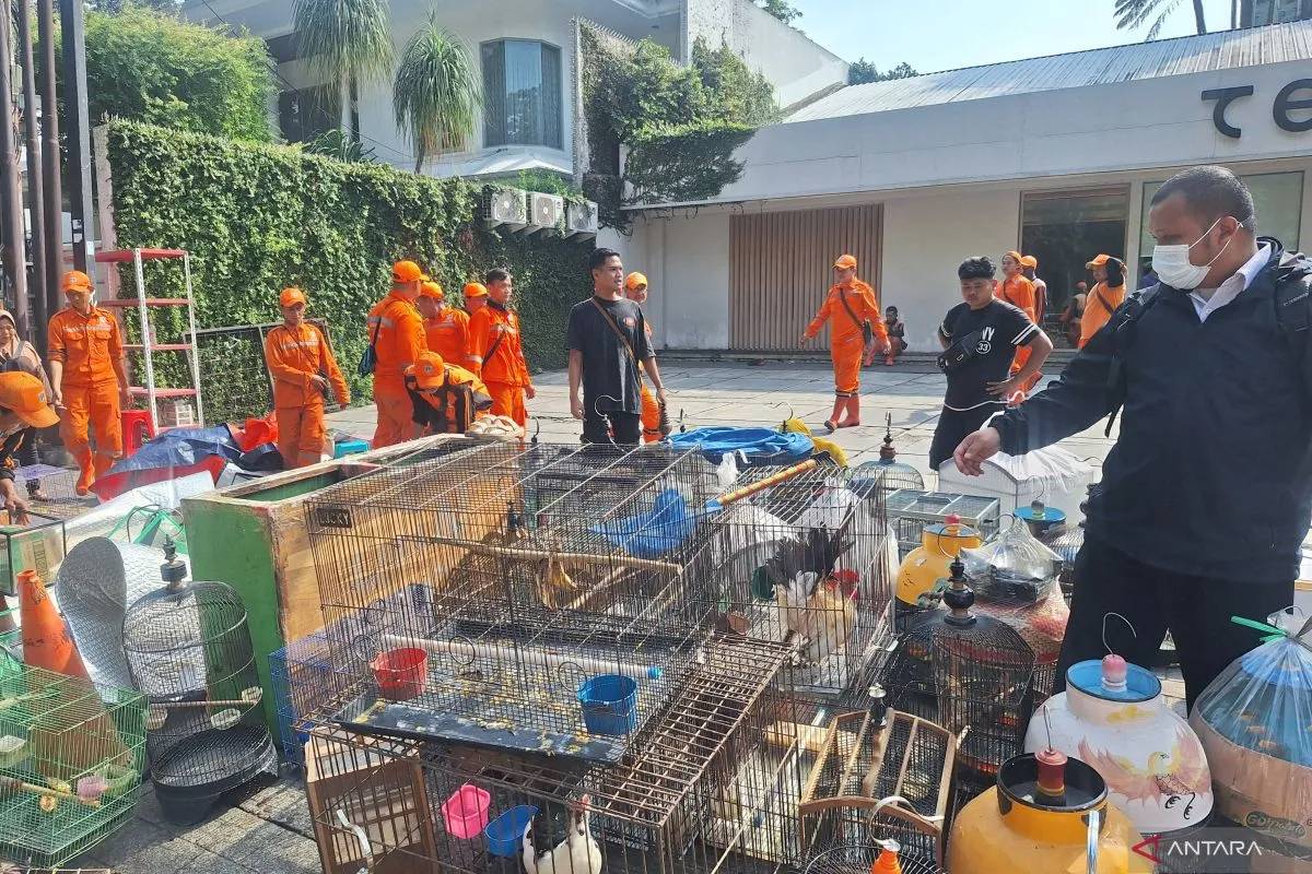 158 Kios di Barito Jakarta Selatan Ditertibkan, Disulap Jadi Taman Bendera Pusaka