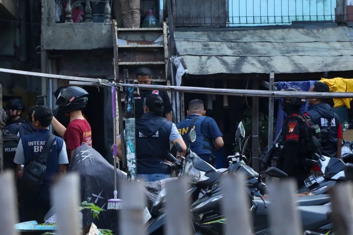 Kampung Bahari Digerebek, BNN Sita 89,16 Kg Sabu-Sabu hingga Uang Rp1,47 Miliar