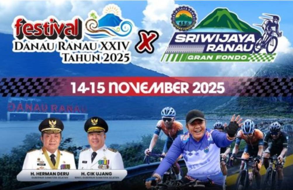 Ranau Gran Fondo 2025 Angkat Sport Tourism, Ekonomi Lokal Sumsel Terdongkrak