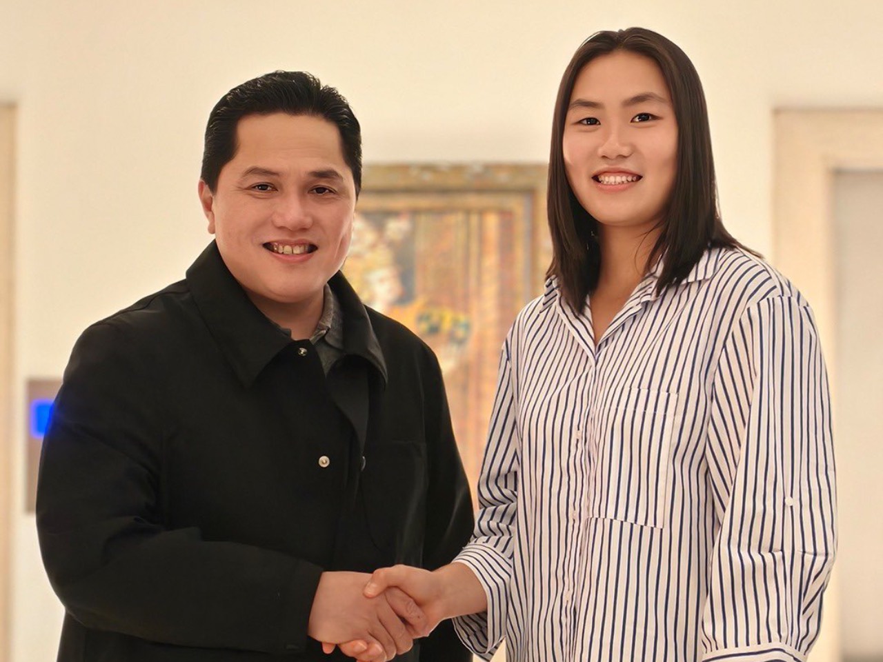 Erick Thohir Siap Dukung Janice Tjen Menuju Olimpiade Los Angeles 2028
