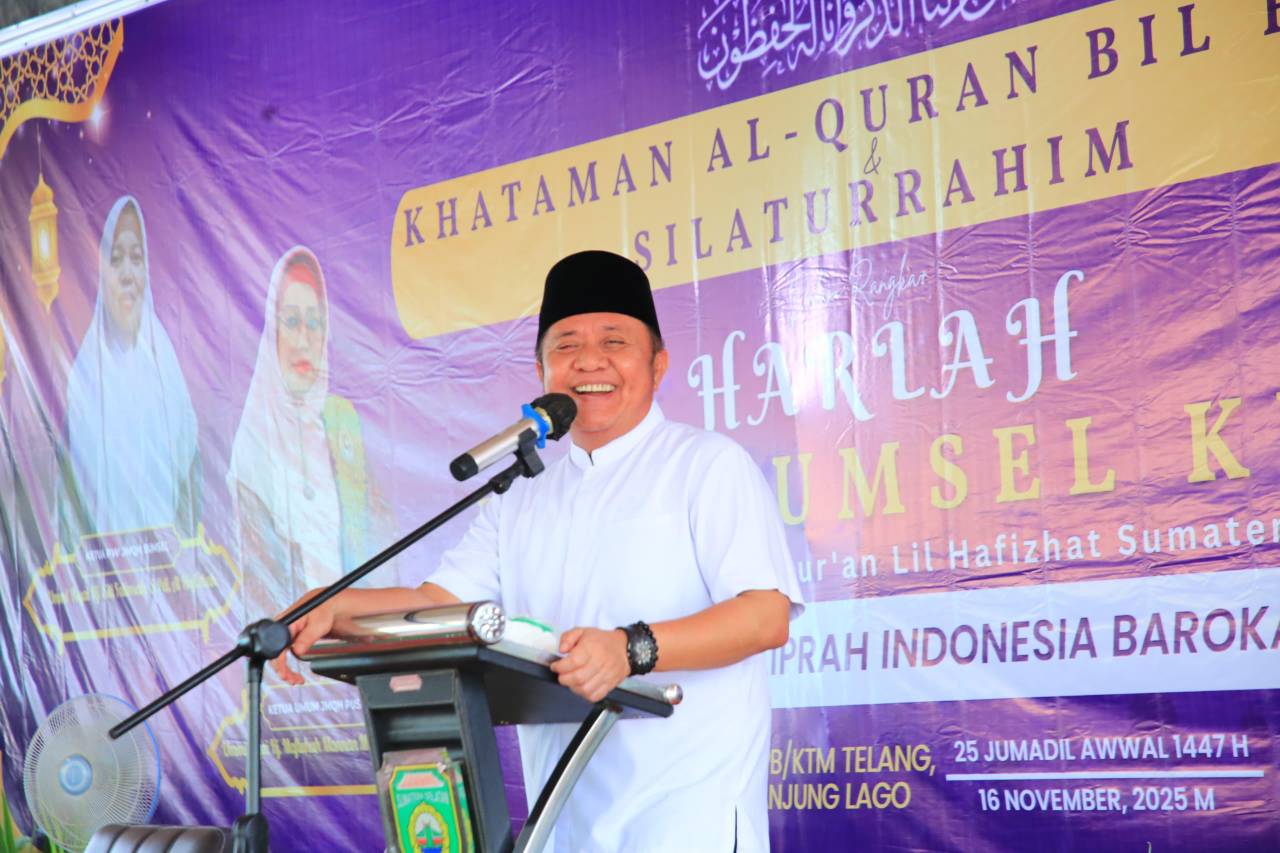 Harlah ke-2 JMQH, Gubernur Herman Deru Dorong Penguatan Rumah Tahfiz di Semua Desa