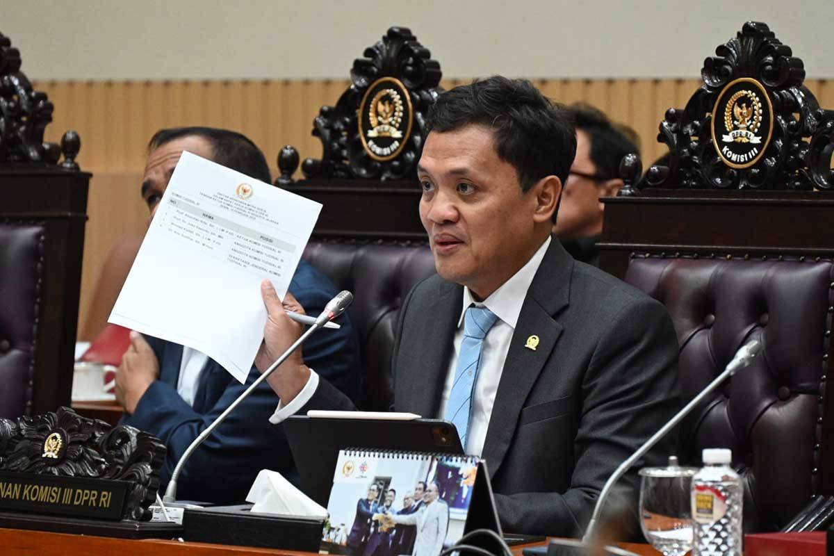 Ketua Komisi III Klaim KUHAP Baru 99,9 Persen Masukan Warga Sipil