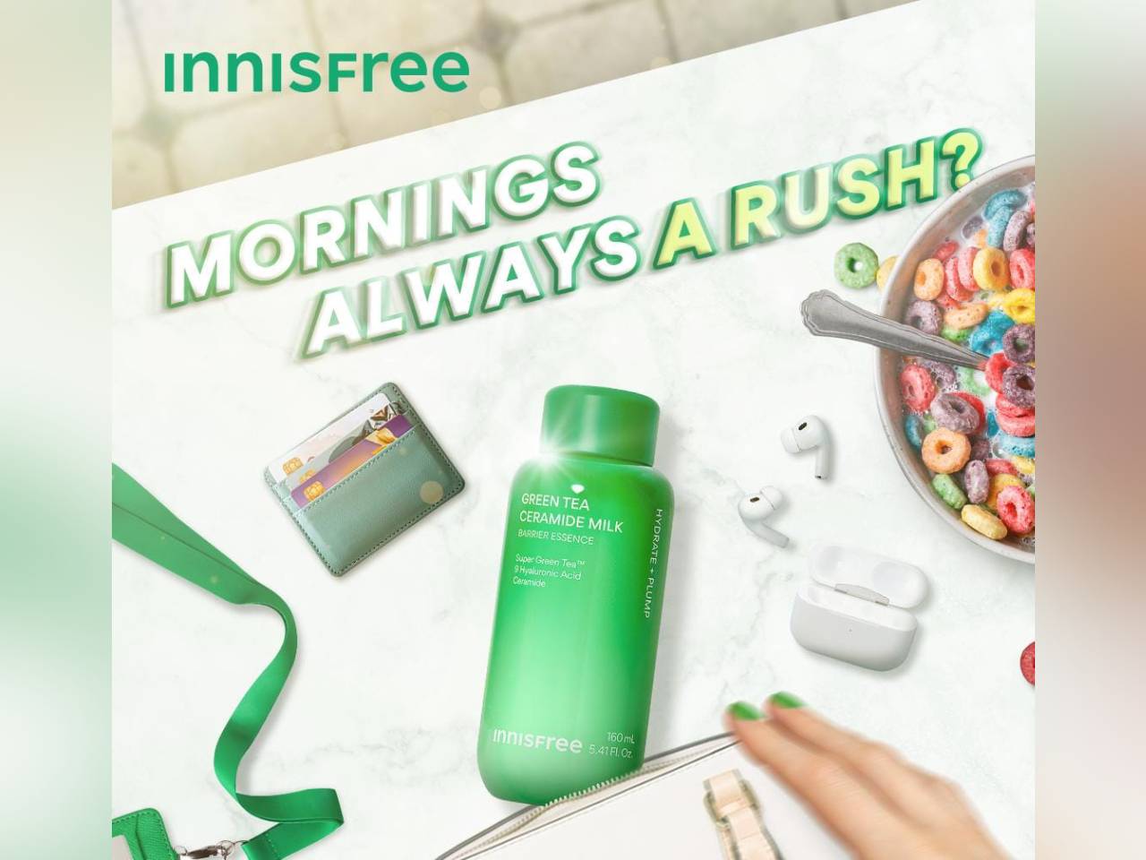 Innisfree Luncurkan Green Tea Ceramide Milk Essence, Bikin Kulit Lembap dan Kuat